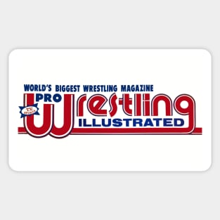 Pro Wrestling Illustrated 70s Logo Sticker